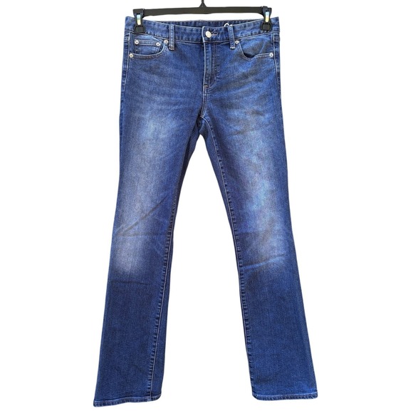 GAP Denim - Gap Womens 27r Perfect Boot Blue Jeans Blue Mid Rise Bootcut Stretch Denim